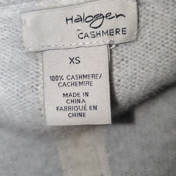 Halogen 100% Cashmere Light Blue Sweater XS - Picture 4 of 4